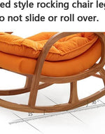 Bloomart Colonial and Traditional Comfortable Cushion Rocking Chair