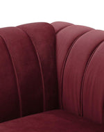 Designer Velvet Rolled Arm Chesterfield Sofa (3 Seater)