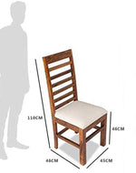 Trendy Solid Wood 4 Seater Dining Set