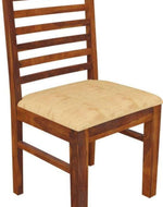 Teak Wood 4 Seater Dining Set  (Finish Color - Honey)