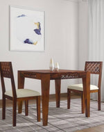 Designer Teak Wood Dining Set - WoodenTwist