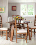 Trendy Solid Wood 4 Seater Dining Set - WoodenTwist