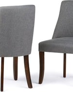 Teak wood Contemporary Dining Chairs (Set of 2)