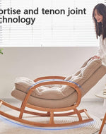 Bloomart Colonial and Traditional Comfortable Cushion Rocking Chair