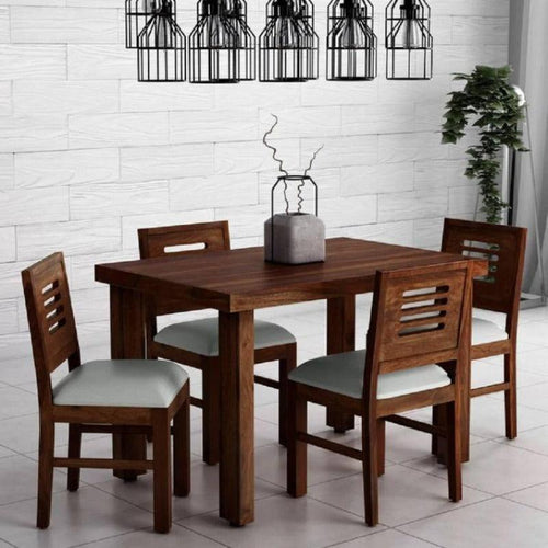 Unique Premium Teak Wood Dining Set - WoodenTwist