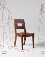 Premium Solid Teak Wood 4 Seater Dining Set