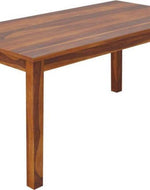 Teak Wood 4 Seater Dining Set  (Finish Color - Honey)