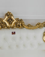 Handicraft Boutique French Baroque Style Golden Leaf Hand Carved Sofa (2 Seater)