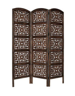 Solid Wood Room Divider in Brown Color - Bloomart